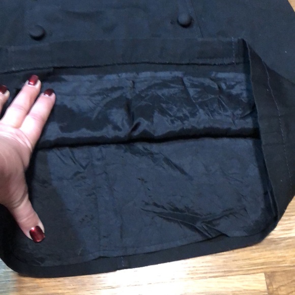 ANN TAYLOR black mini skirt - Picture 7 of 9